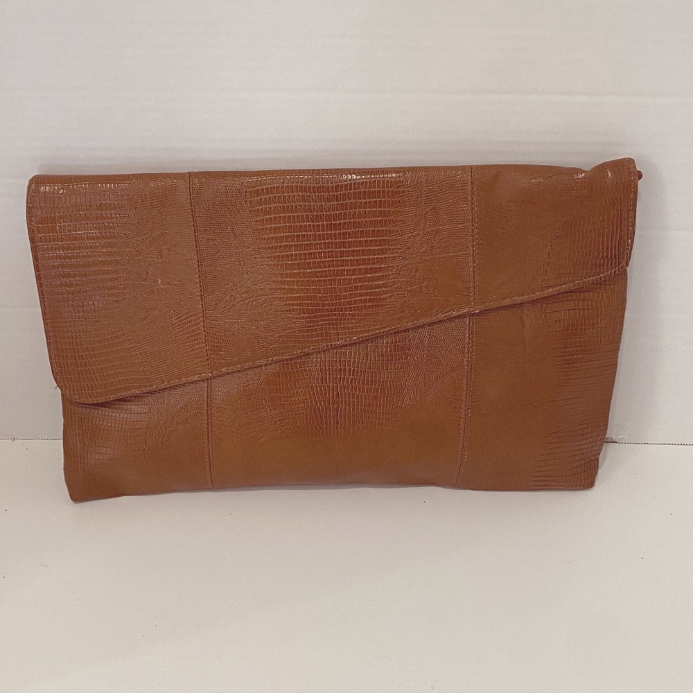 80's Lord And Taylor oversized envelope clutch